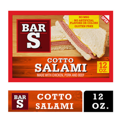 Bar-S Salami Cotto - 12 Oz - Image 1