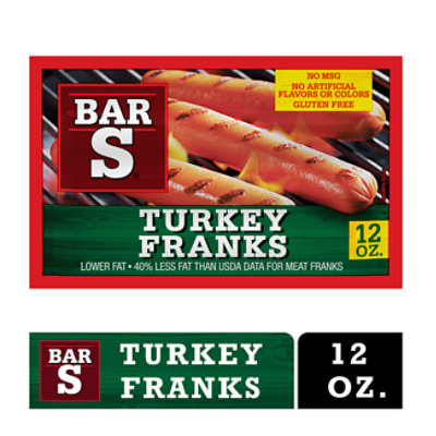 Bar-S Franks Turkey - 12 Oz