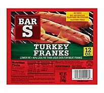 Bar-S Franks Turkey - 12 Oz