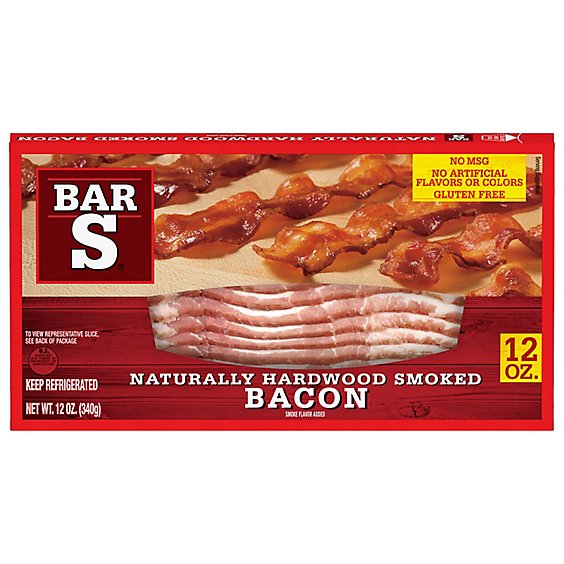 Bar-S Bacon Smoked Sliced - 12 Oz