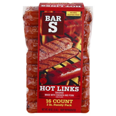 Bar-S Sausage Hot Links - 48 Oz - Image 3