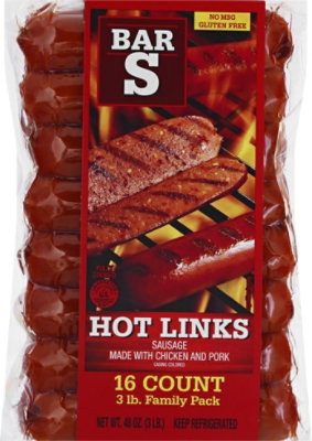 Bar-S Sausage Hot Links - 48 Oz - Image 2
