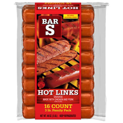 Bar S - Bar S, Hot Links (48 oz)