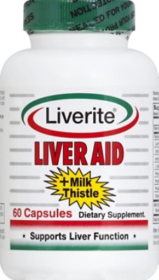 Liverite Liver Aid Suplmnt - 60 Count - Image 2
