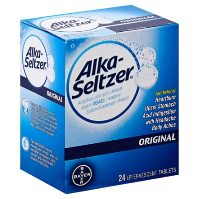 Alka-Seltzer Original Antacid Tablets - 24 Count