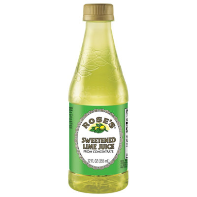 Roses Sweetened Lime Juice Bottle - 12 Fl. Oz. - Image 3