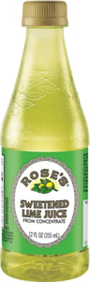 Roses Sweetened Lime Juice Bottle - 12 Fl. Oz. - Image 6