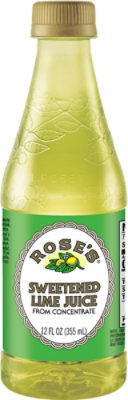 Roses Sweetened Lime Juice Bottle - 12 Fl. Oz. - Image 2