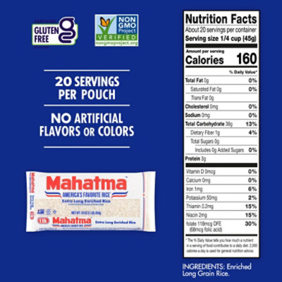 Mahatma Rice Enriched Extra Long Grain - 16 Oz - Image 6
