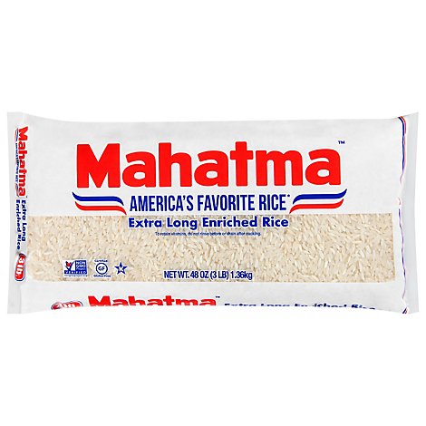 Mahatma Rice Enriched Extra Long Grain - 48 Oz