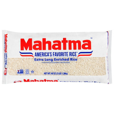 Mahatma Rice Enriched Extra Long Grain - 48 Oz
