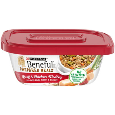 Beneful Prepared Meals Beef & Chicken Wet Dog Food - 10 Oz - Image 1