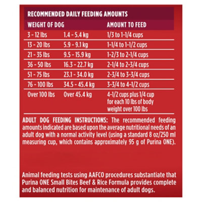 One Dog Food Dry Smartblend Beef & Rice - 16.5 Lb