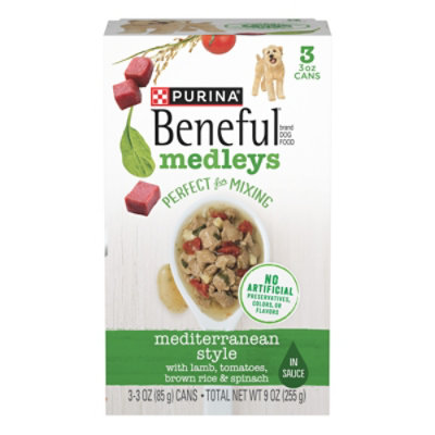 Beneful Dog Food Medleys Mediterranean Style Box - 3-3 Oz - Image 1