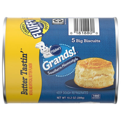 Pillsbury Grands! Southern Homestyle Butter Tastin' Biscuits 5 Count - 10.2 Oz - Image 1
