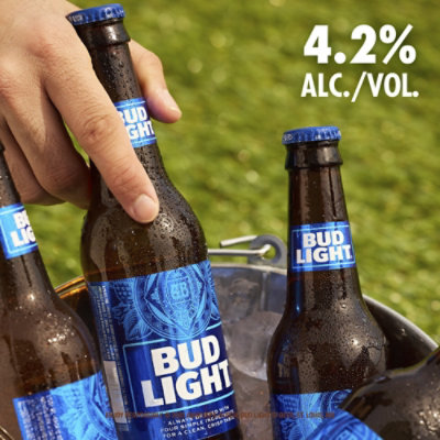 Bud Light American Lager Beer in Bottles - 32 Fl. Oz. - Image 2