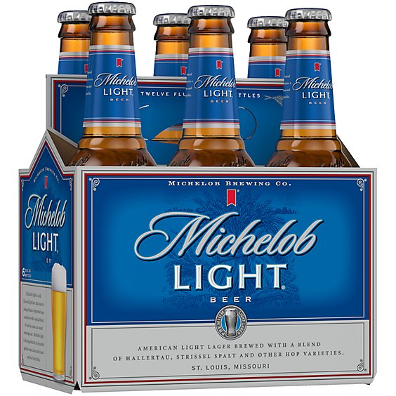 Michelob Light Beer In Bottles - 6-12 Fl. Oz.