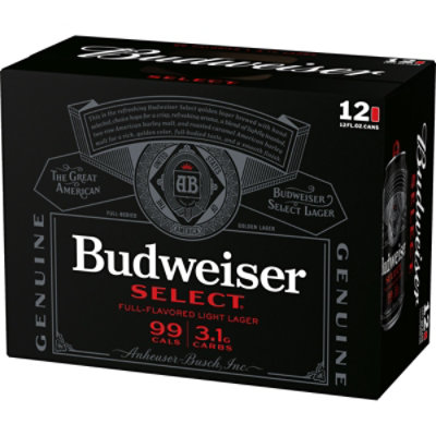 Budweiser Select Light Beer 4.3% ABV In Cans - 12-12 Fl. Oz. - Image 3