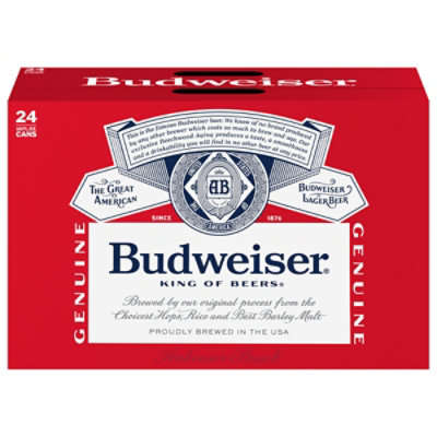 Budweiser American Lager Beer in Cans - 24 - 16 Fl. Oz. - Image 2