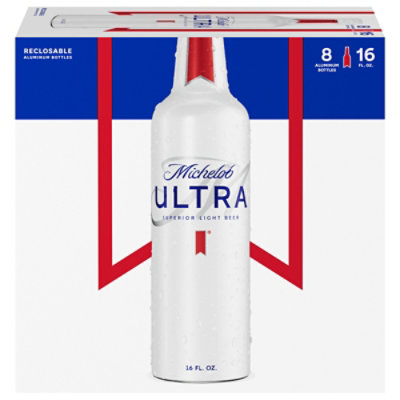 Michelob ULTRA Superior Light American Lager Beer in Bottles - 8 - 16 Fl. Oz. - Image 5