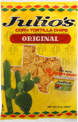 Julios Tortilla Chips Corn - 9 Oz - Image 2