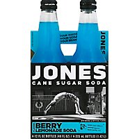 Jones Soda Cane Sugar Berry Lemonade Flavor - 4-12 Fl. Oz. - Image 2
