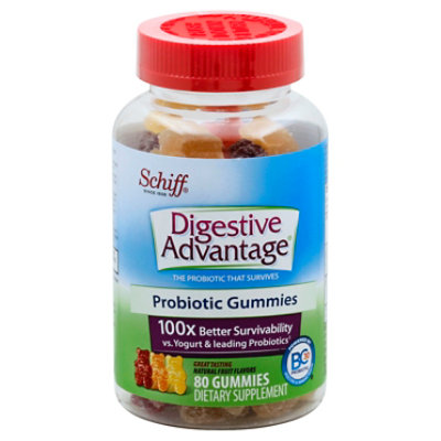 Digestive Advantage Dietary Supplement Daily Probiotic Gummies - 80 Count