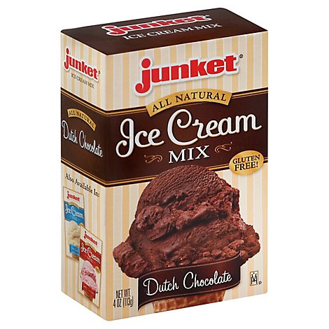 Junket Ice Cream Mix Dutch Chocolate - 4 Oz