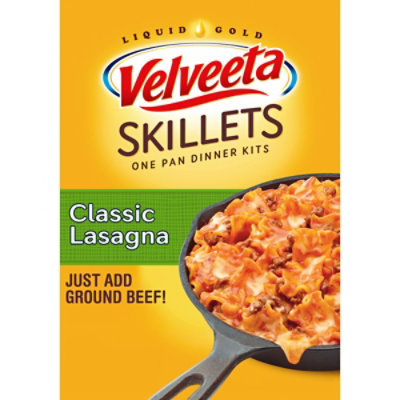 Velveeta Skillets Classic Lasagna One Pan Dinner Kit with Pasta Cheese Sauce & Seasoning - 13.1 Oz - Image 1