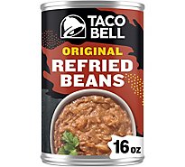 Taco Bell Beans Refried Vegetarian Original Can - 16 Oz