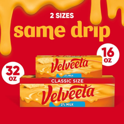 Velveeta 2% Milk Reduced Fat Pasteurized Recipe Cheese Product Block - 32 Oz - Image 8