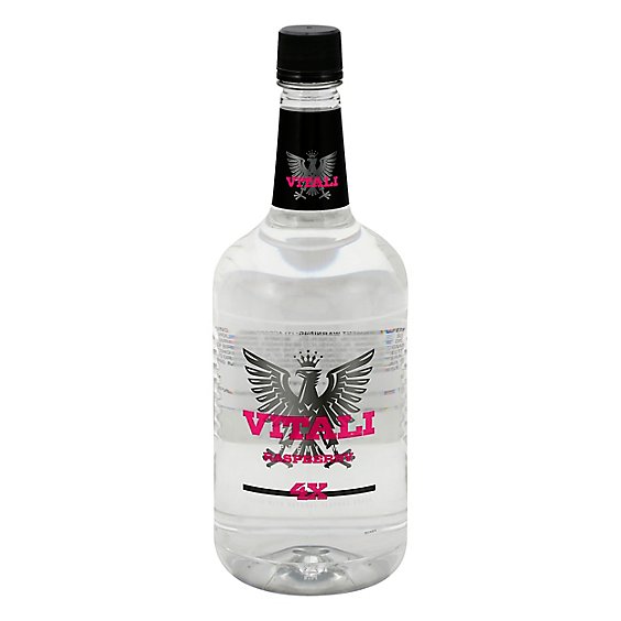 VITALI Vodka Raspberry Flavored 60 Proof - 1.75 Liter