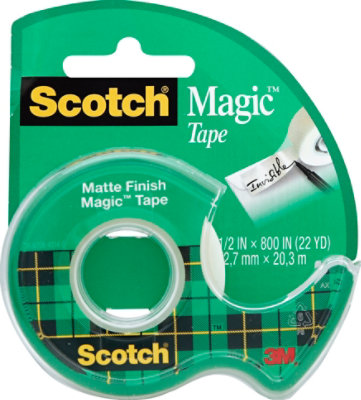 Scotch Magic Tape Matte Finish 1/2 Inch x 800 Inch - Each - Image 2