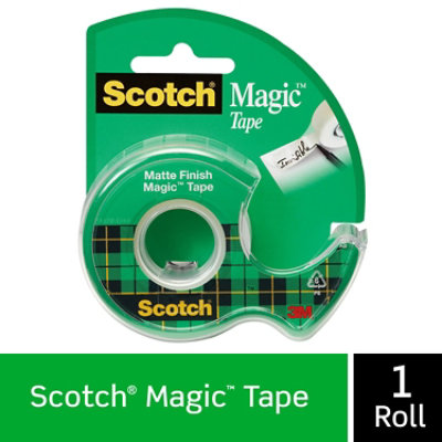 Scotch Magic Tape Matte Finish 3/4 x 300 Inch - Each