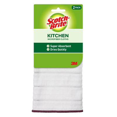 Scotch-Brite Kitchen Cloth Microfiber - 2 Count - Image 1