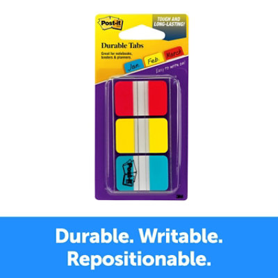 Post-It Tabs Durable Writable 1 x 1.5 Inch - 36 Count - Image 1