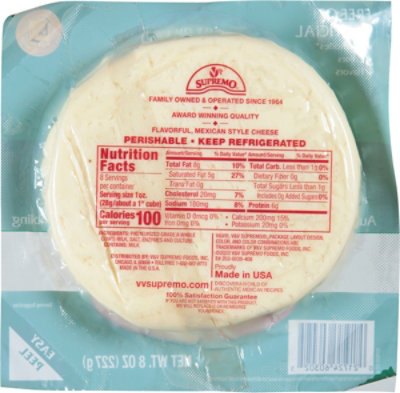 V & V Supremo Cheese Crumbling Fresh Farmers Mexican - 8 Oz - Image 6