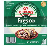 Supremo Cheese Crumbling Fresh Farmers Mexican - 8 Oz