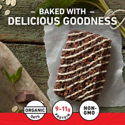 CLIF BAR Cool Mint Chocolate with Caffeine Energy Bars - 6-2.4 Oz - Image 3