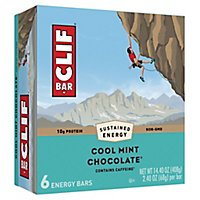 CLIF Bar Cool Mint Chocolate Bar - 6-2.4 Oz - Image 1