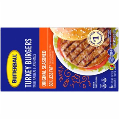 Butterball Turkey Burger Original Seasoned - 32 Oz - Image 5