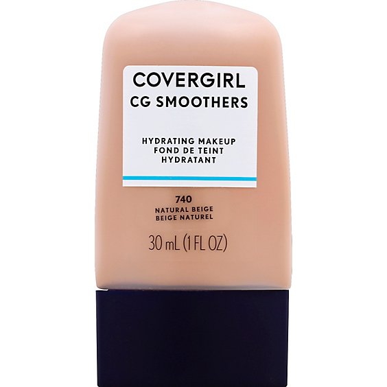 COVERGIRL CG Smoothers Hydrating Makeup Natural Beige 740 - 1 Fl. Oz.