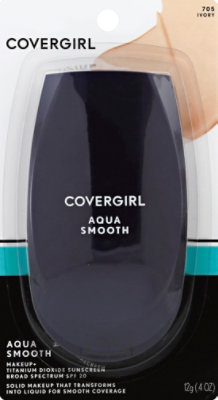 COVERGIRL Aquasmooth Makeup + Sunscreen SPF 20 Ivory 705 - 0.4 Oz