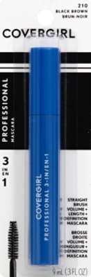 COVERGIRL Professional 3-in-1 Black Brown 210 Mascara - 0.3 Fl. Oz. - Image 1
