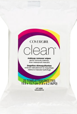 COVERGIRL Clean Makeup Remover Wipes - 25 Count - Image 2
