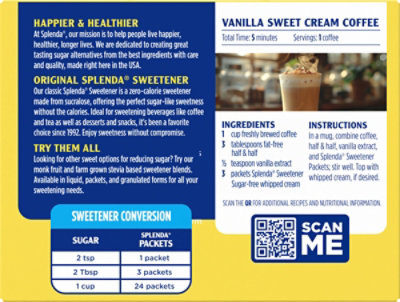 Splenda Sweetener No Calories Packets - 50 Count - Image 6