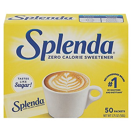 Splenda Sweetener No Calories Packets - 50 Count - Image 1