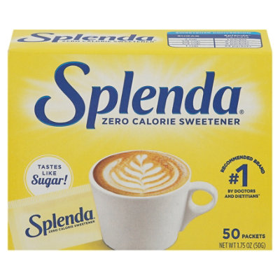 Splenda Sweetener No Calories Packets - 50 Count
