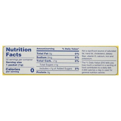 Splenda Sweetener No Calories Packets - 50 Count - Image 4