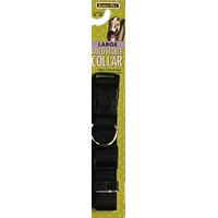 Aspen Pet Pet Collar Adjustable Large Black - Each